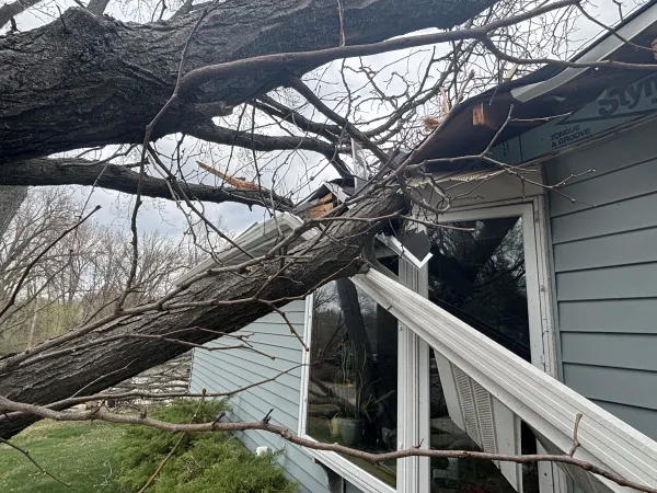Storm & Hail Damage background